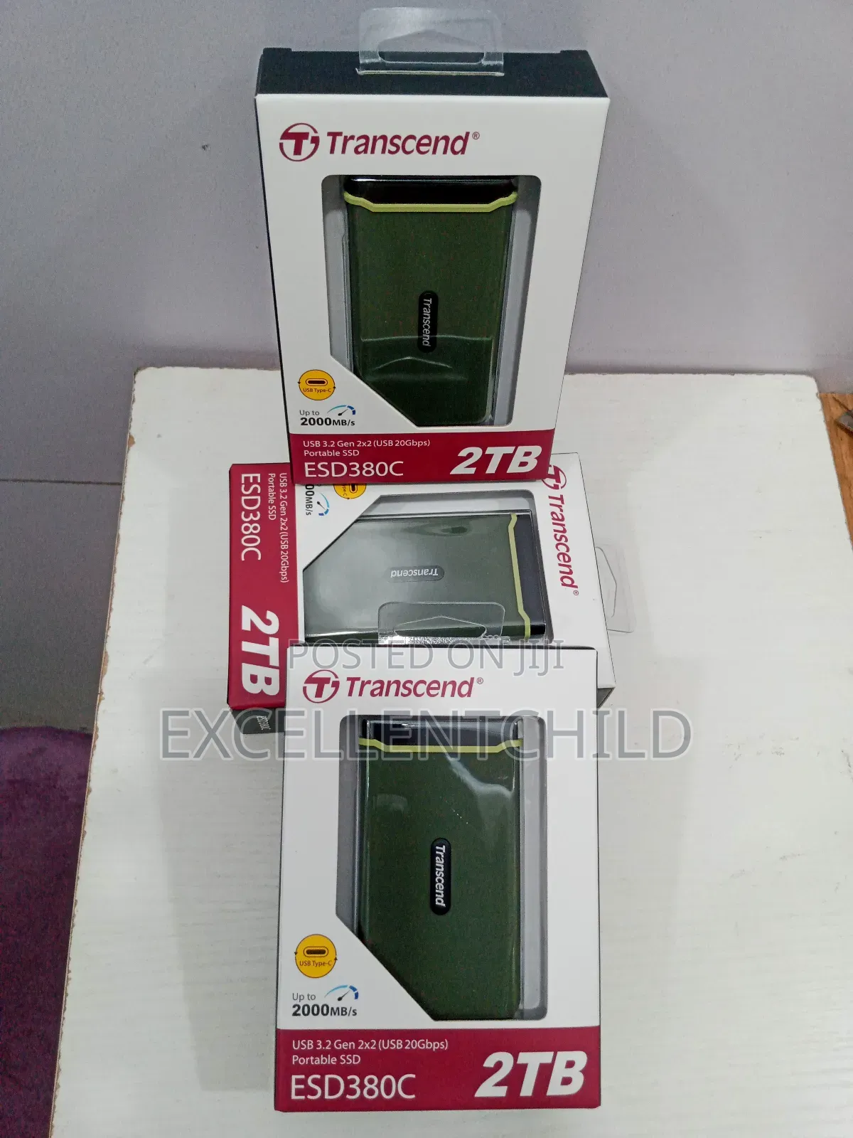 Transcend 2tb Portable Ssd Usb 3.2gen 2×2 Upto 2000mb/S