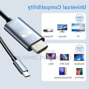 Photo - HDMI To USB Type C Cable 6.6 Ft Display Charging