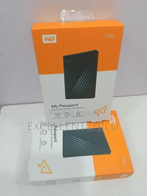 WD 500gb My Passport Portable HDD