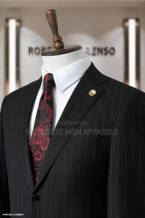 Quality Bold Stripe 2pcs Turkish Men’S Suit