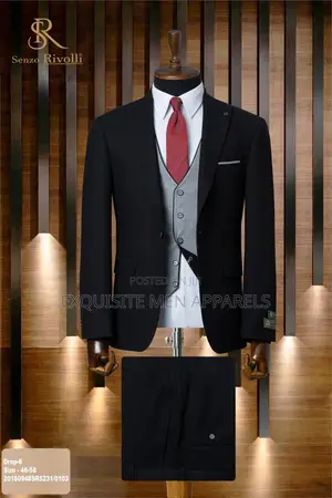 Latest 3pcs Combination Turkish Suit for Men’S Wear