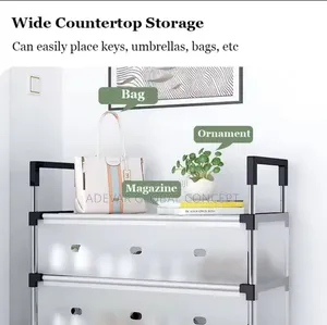 7 Layers Dustproof Shoe Rack With Cover - Other Layer Availa