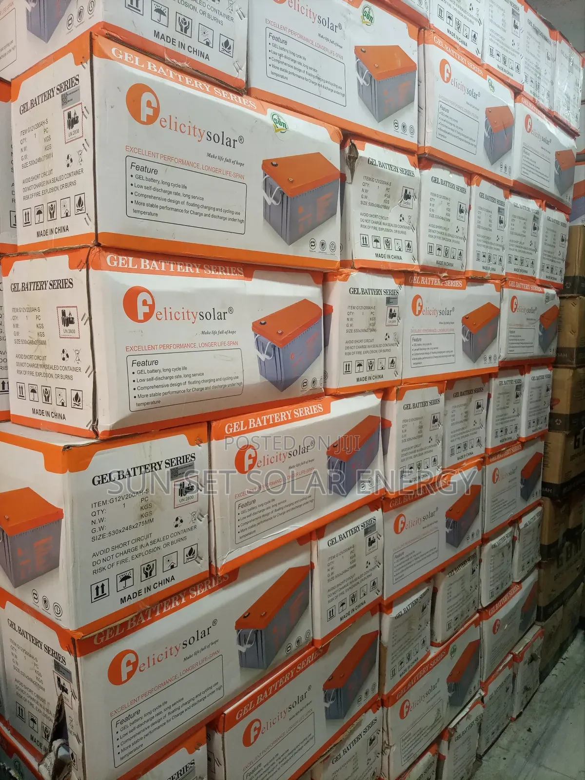Felicity Deep Cycle 200ahms Solar Battery