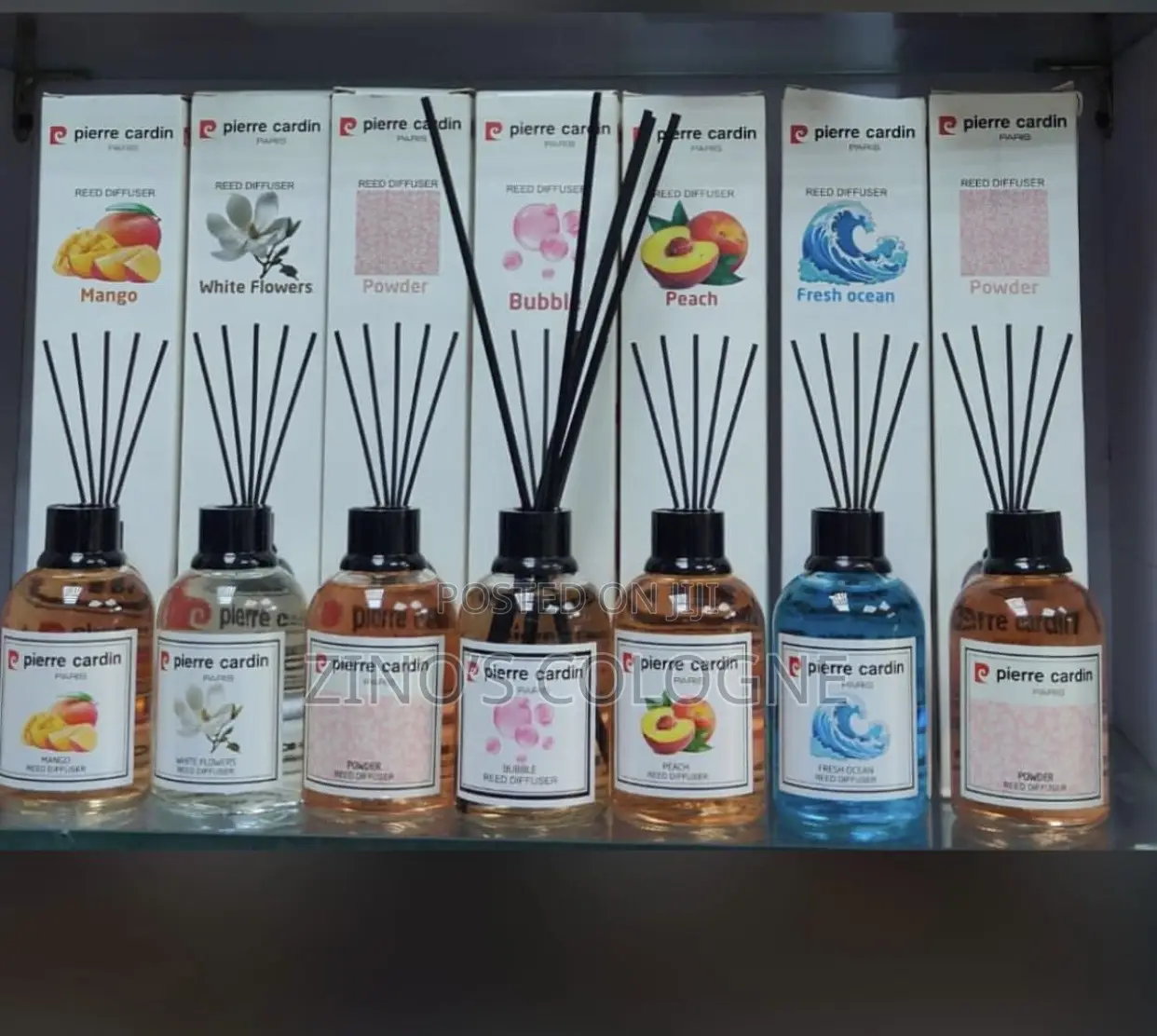 Pierre Cardin and via Pinky Reed Diffuser