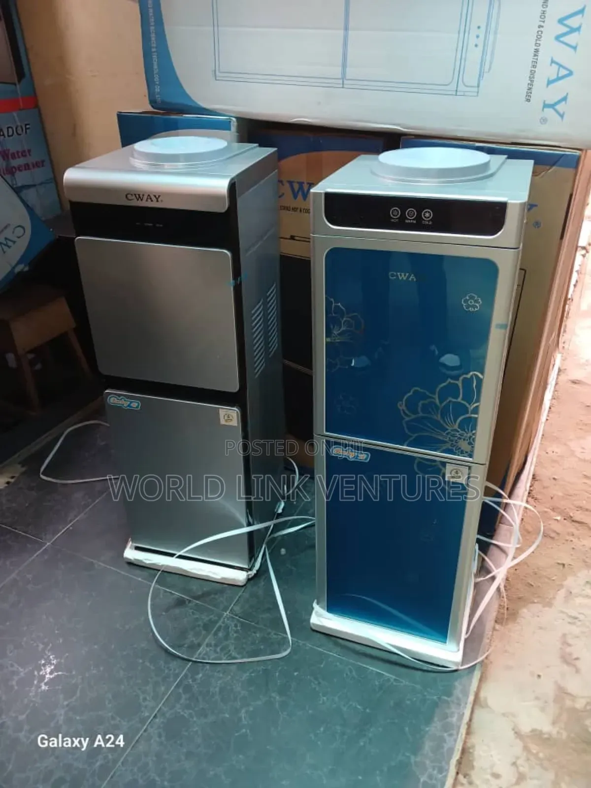 Cway Water Dispenser With Freezer