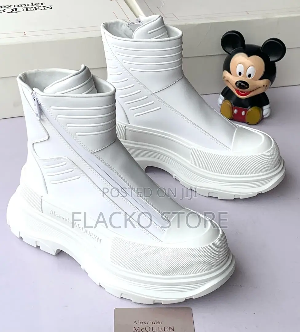 Original Alexander Mcqueen Plimsoll Hightop Boots