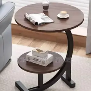 Luxury Style Wooden Faux Marble Side Stool