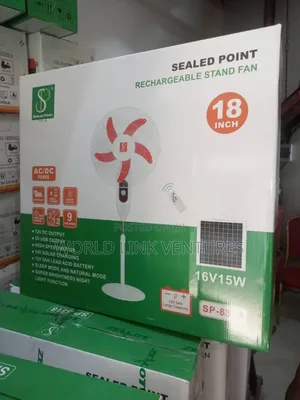 Rechargeable Solar Sanding Fan With Follow Come Panel