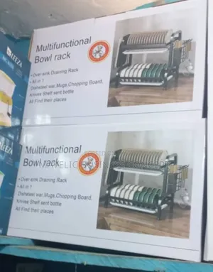 2 Tier Plates Rack