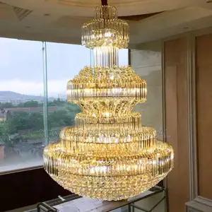 Big Crystal Luxury Chandelier Light 1200mm , Crystal
