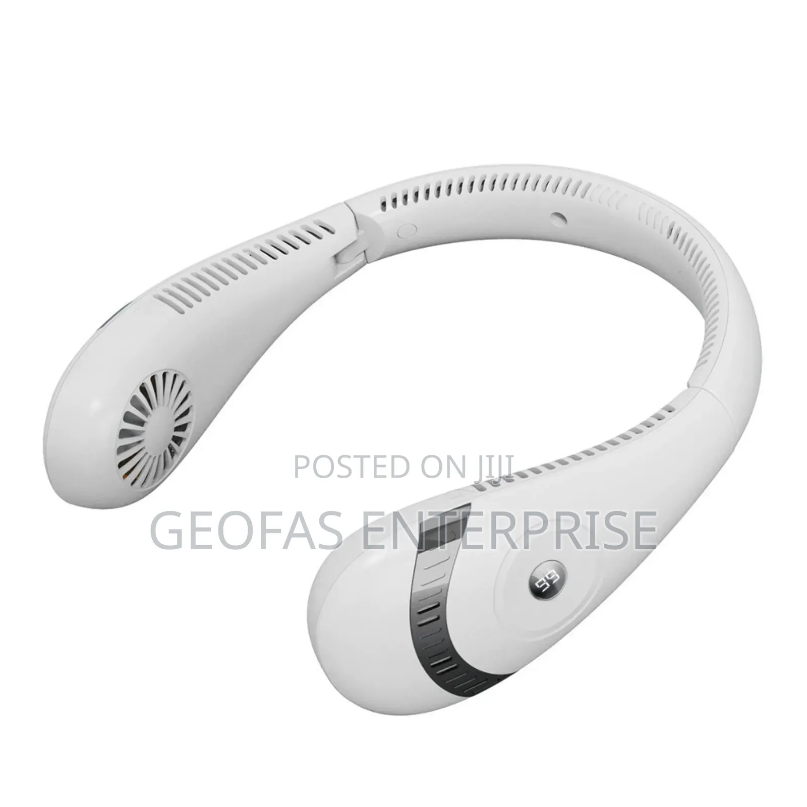 Rechargeable Display Portable Foldable Bladeless Neck Fan