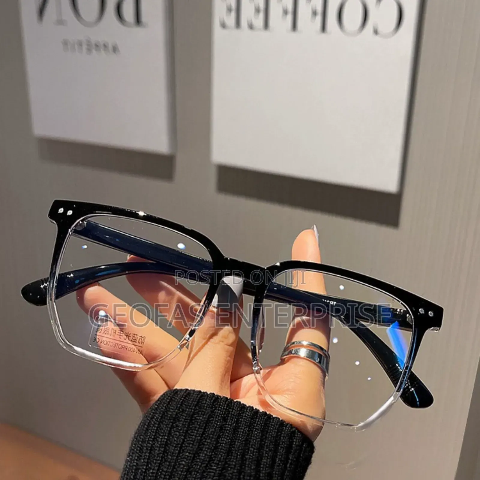 Transparent Computer Anti Blue Unisex Glasses