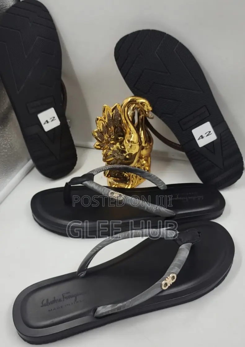 Sleek Ferragamo Slides