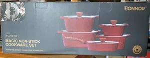 Donnor 15 Pieces Magic Non Stick Cookware Set.