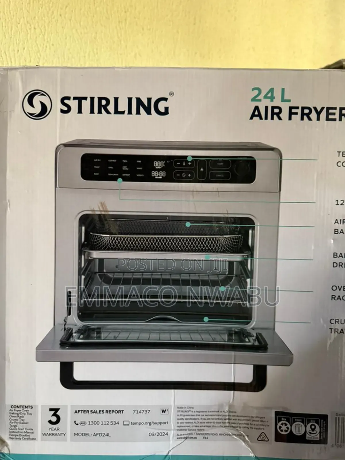 Stirling Professional 24litres Airfryer Oven