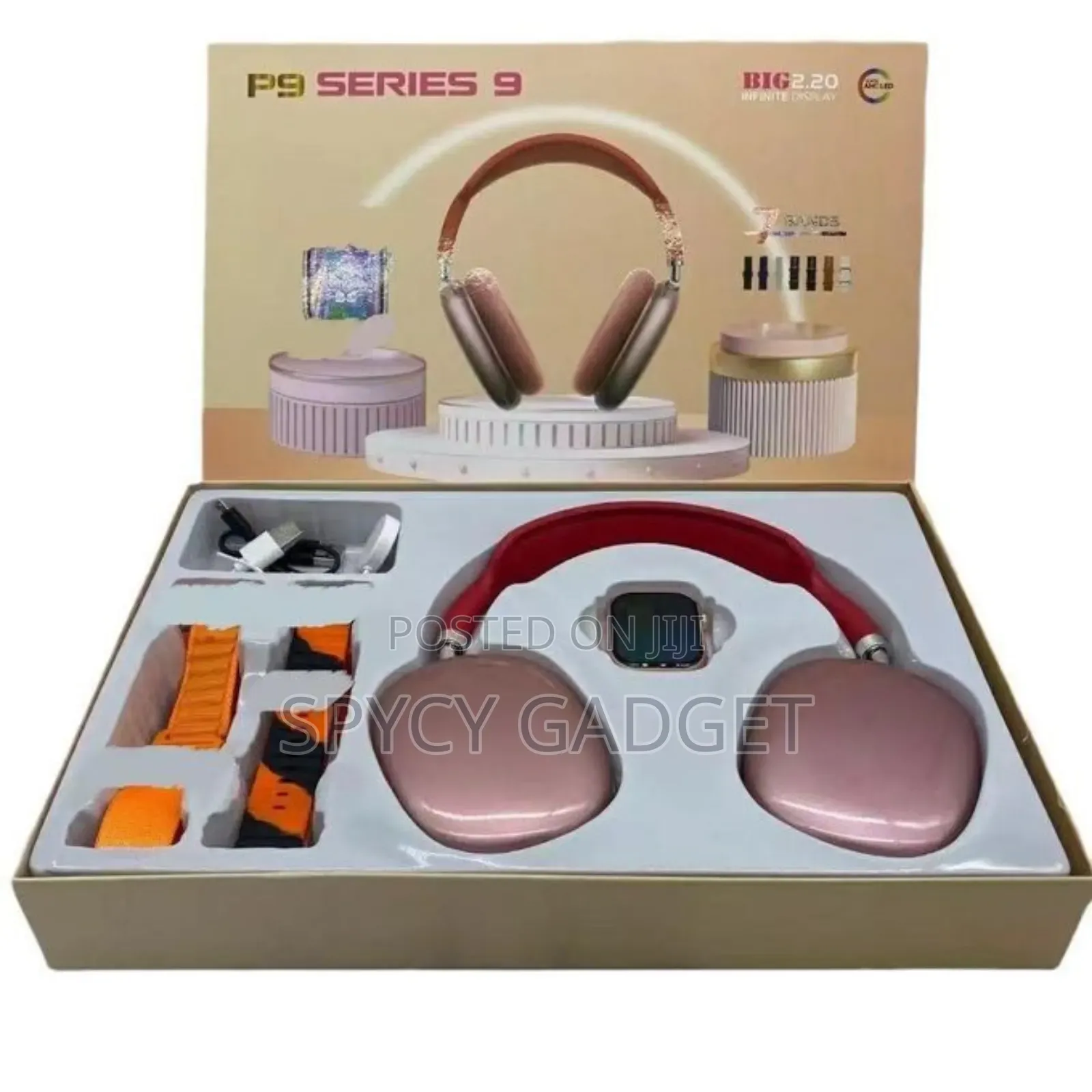 P9 Series Smart Watch With Headset Straps