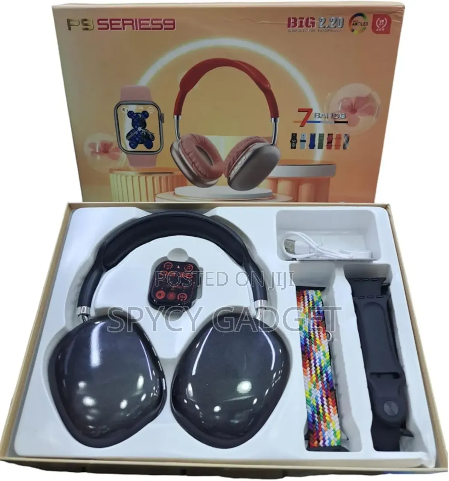 P9 Series Smart Watch With Headset Straps