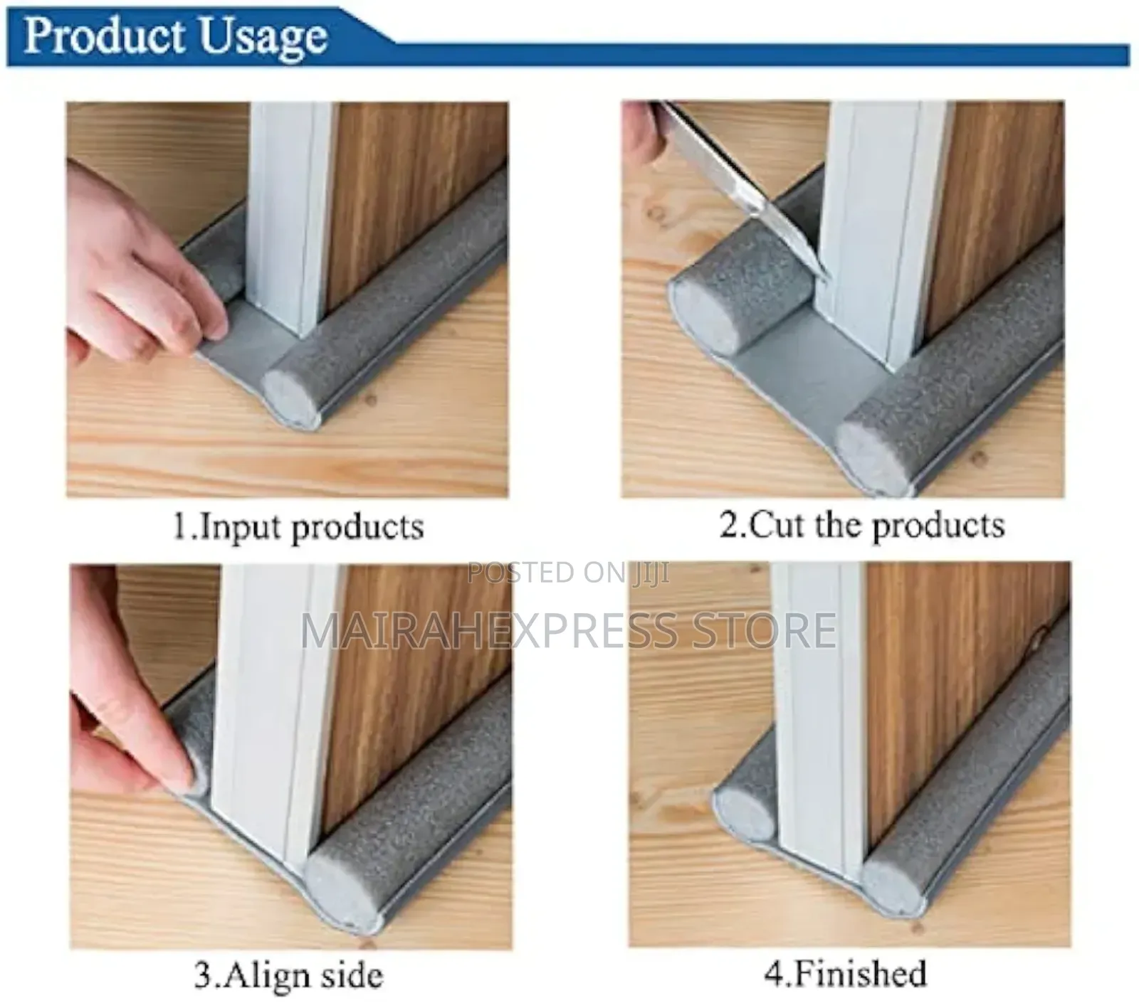 Under the Door Bottom Sealing Strip