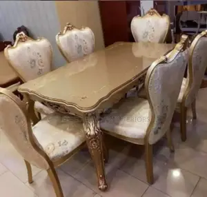 Royal 6 Seater Glass Dining Set 