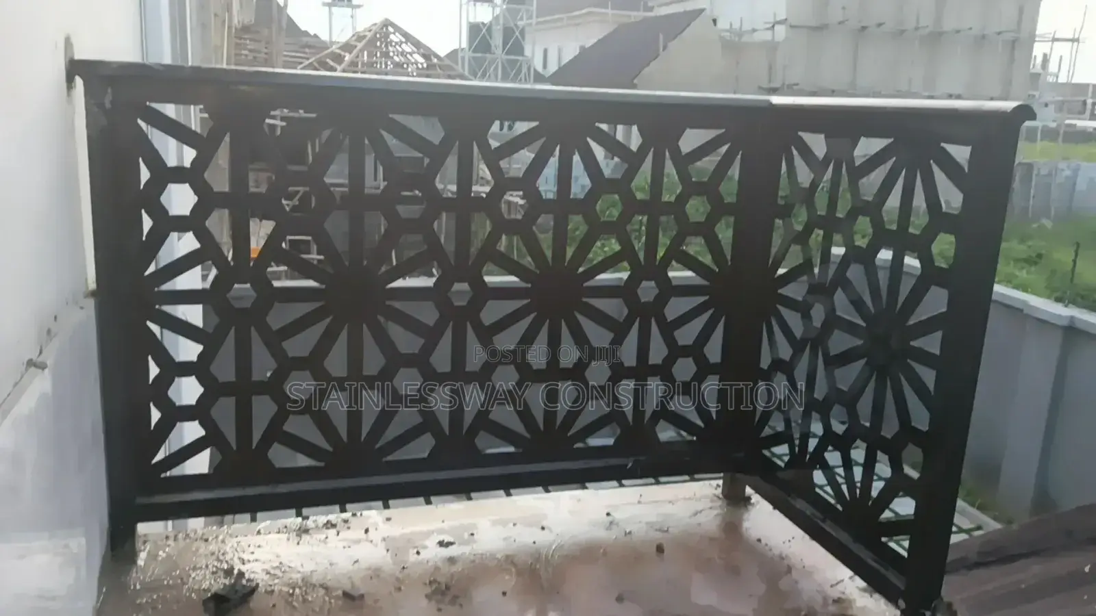 Balcony Handrails With 2mm Laser Cut Pan