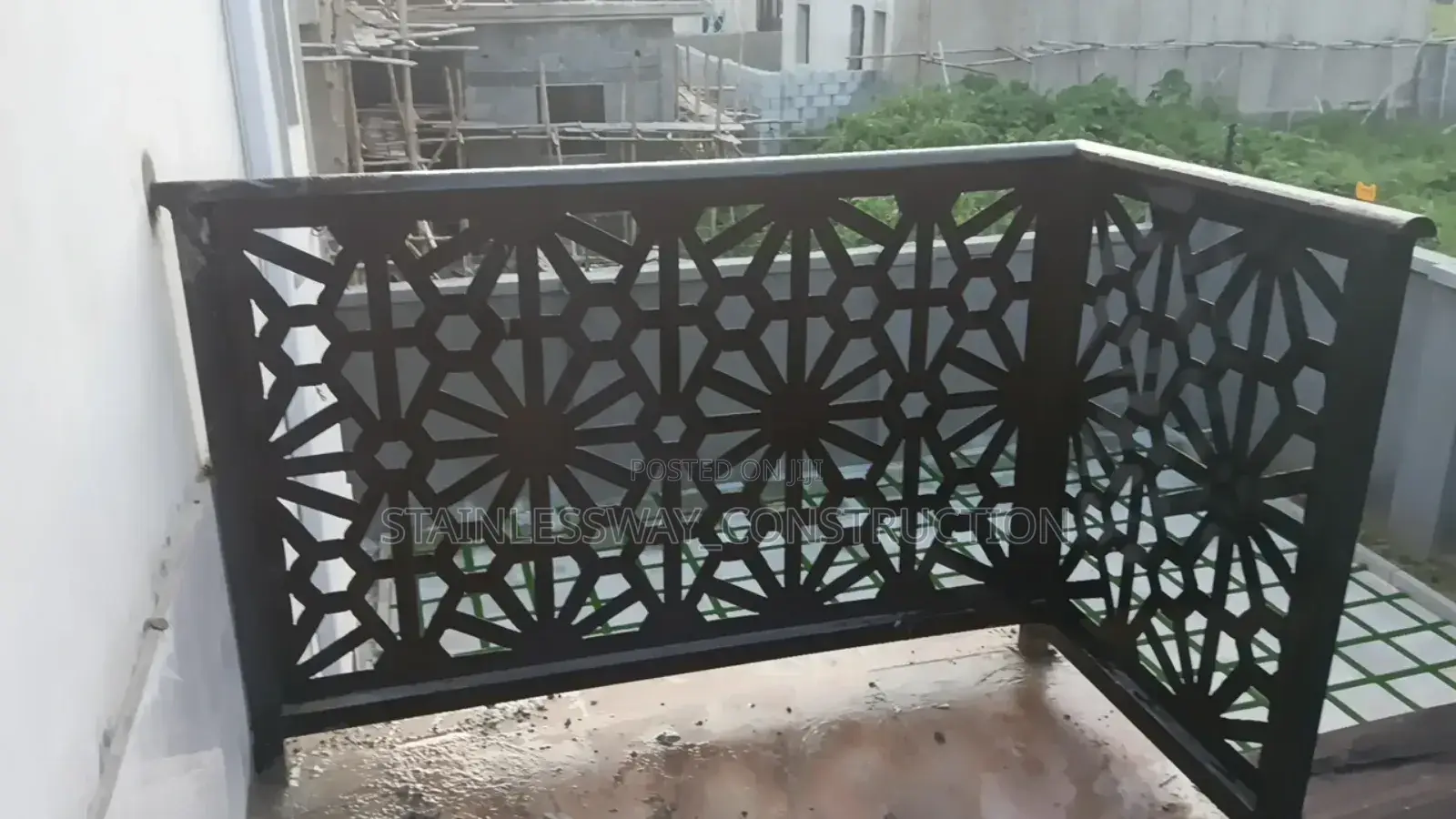 Balcony Handrails With 2mm Laser Cut Pan