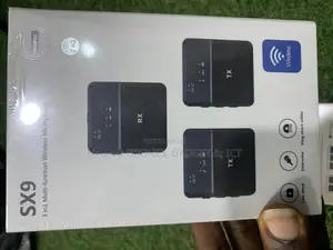 SX9 Wireless Pro Mic for Camera, iPhone and Android