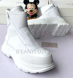 Alexander McQueen White ANKLE Shoe