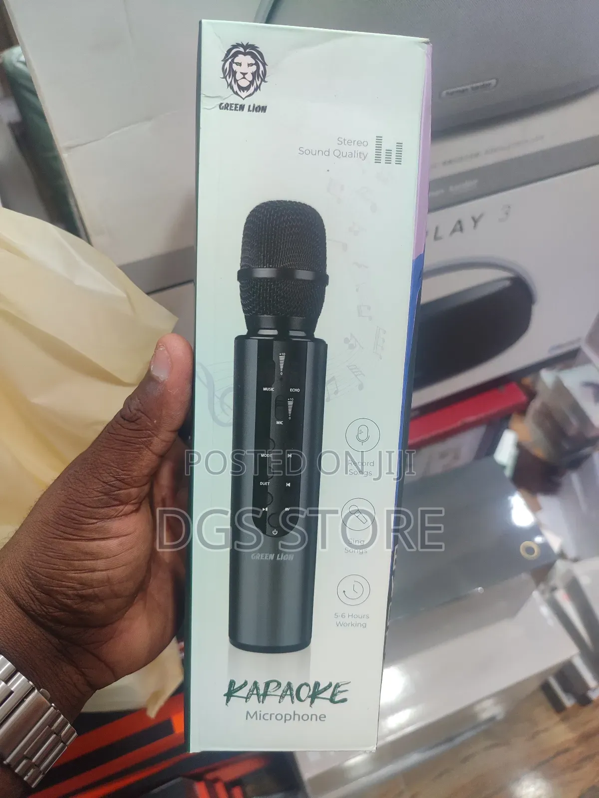 Green Lion Karaoke Wireless Microphone