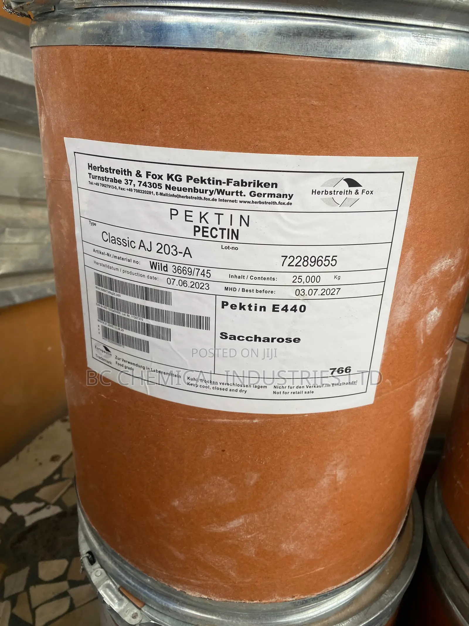 Pectin,25kgs