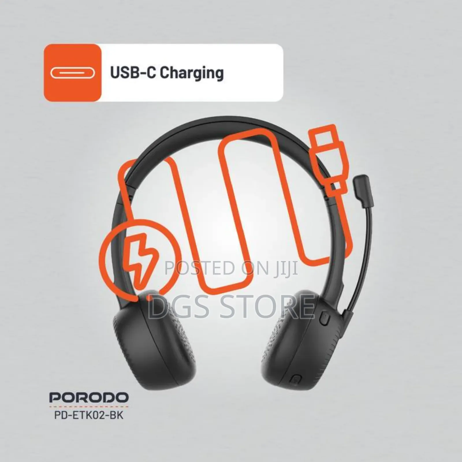 Porodo Office Wireless Headphone