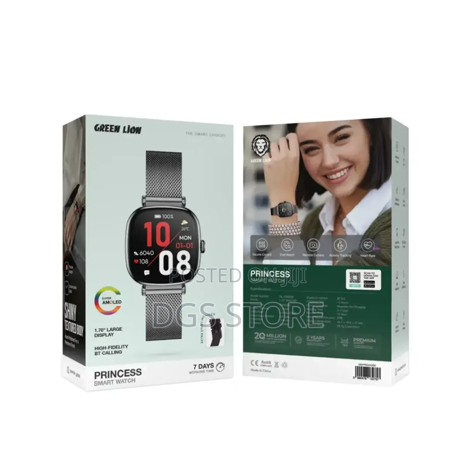 Green Lion Princess Smart Watch