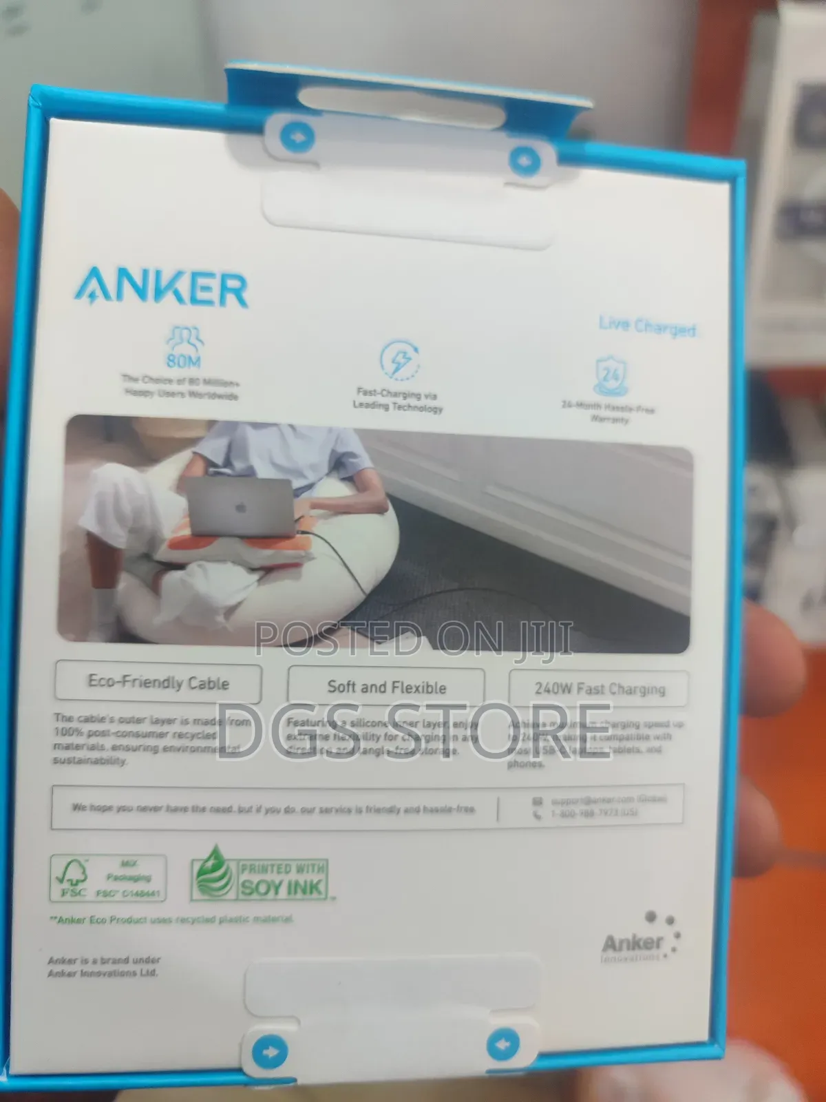 Anker Ultra Soft Type C to C Cable 6ft