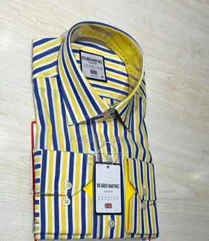 Multiple Colors Stripes Italian Shirts