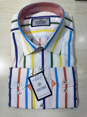 Multiple Colors Stripes Italian Shirts