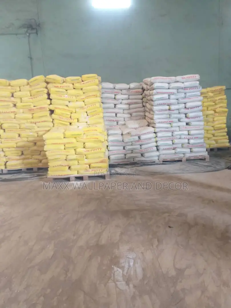Mr Putty Indoors and Outdoors Screeding at Wuse 2 Office