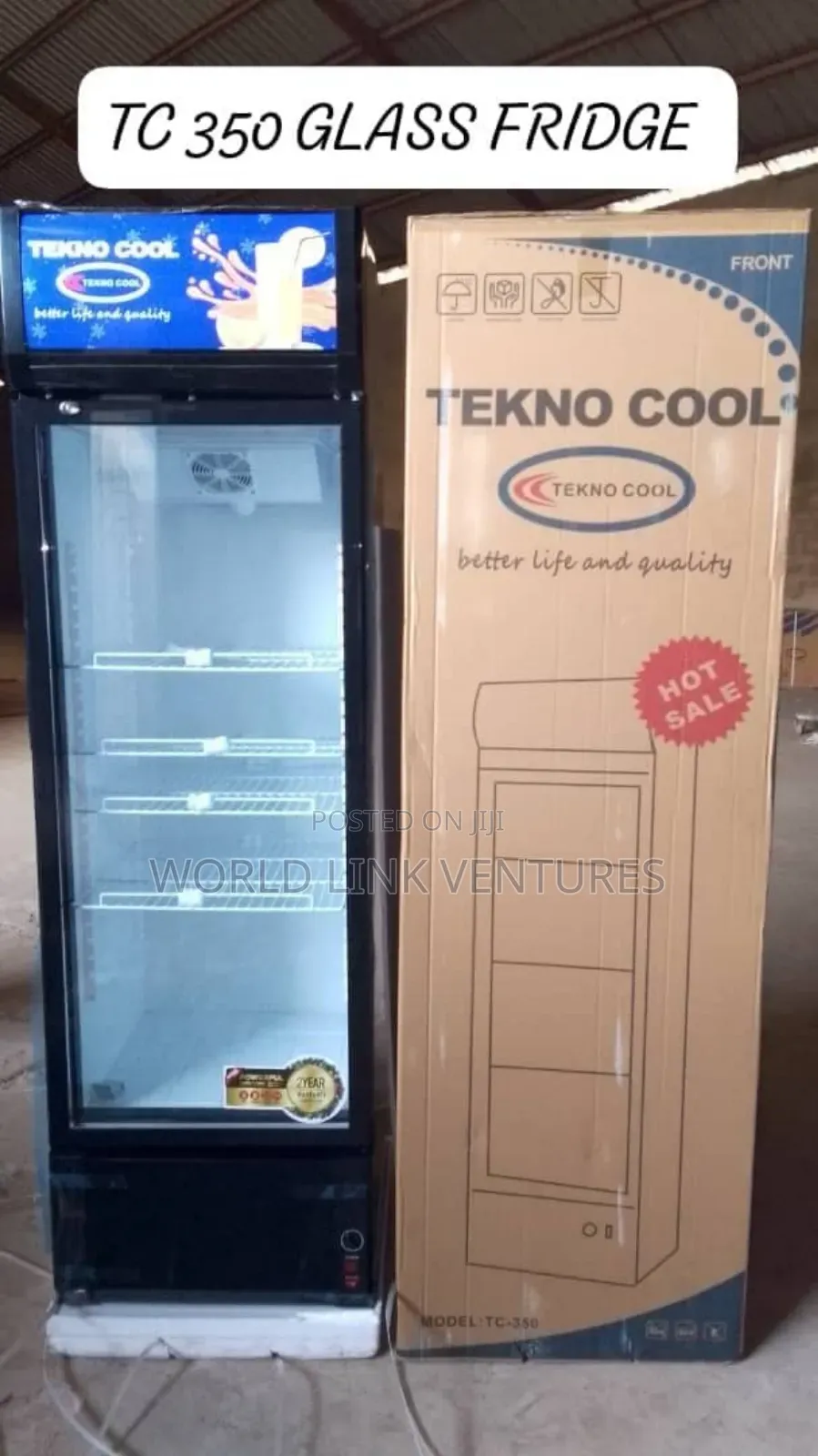 Techno Cool Standing Chiller Show Glass