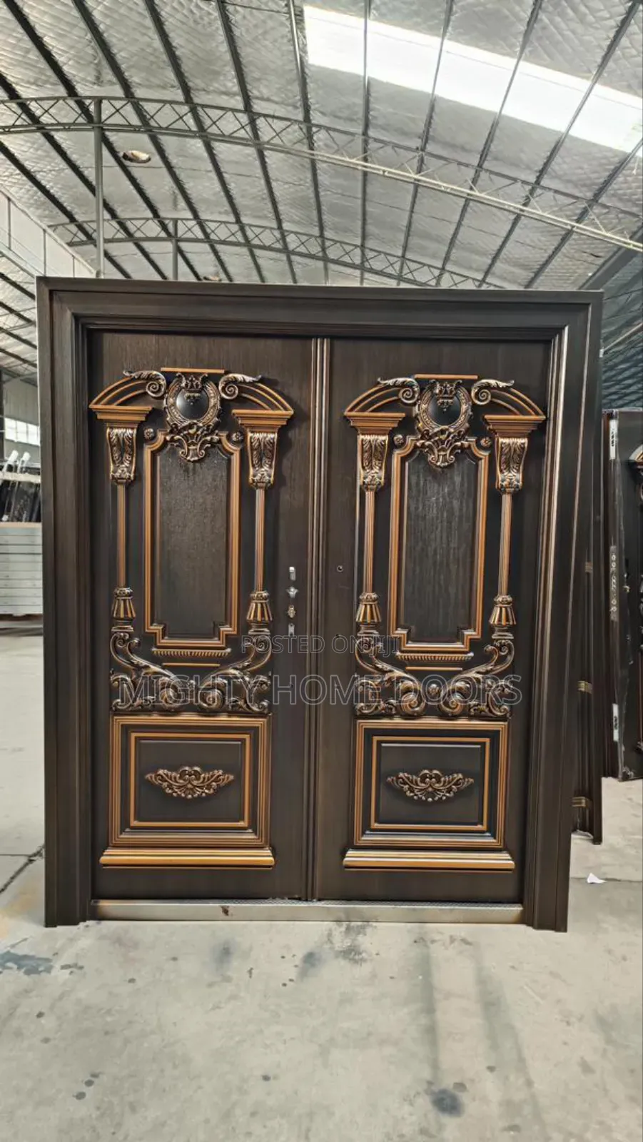 5ft Brown Copper Door