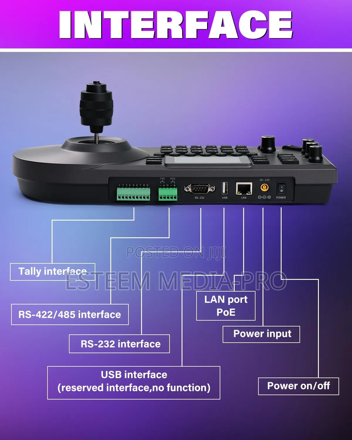 Fomako PTZ Controller Poe 4d Joystick PTZ Camera Controller