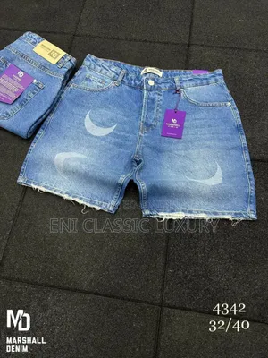Original Luxury Cargo Jeans Shorts 🩳 Available In Store