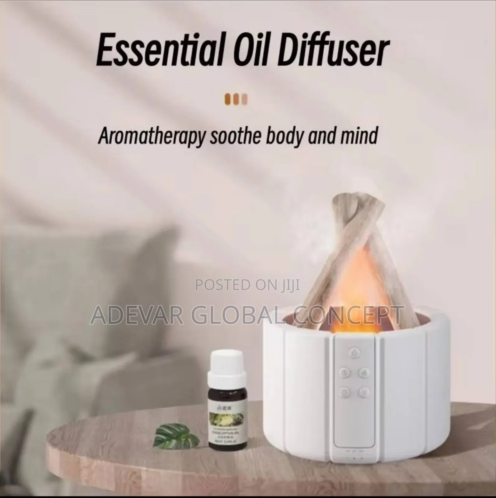 Bonfire Aromatherapy Diffuser Humidifier Flame Air Purifier