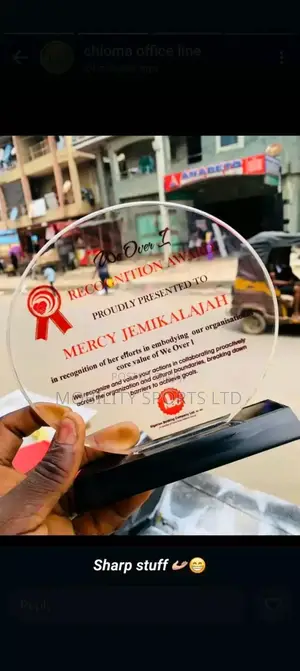 Award With Printing