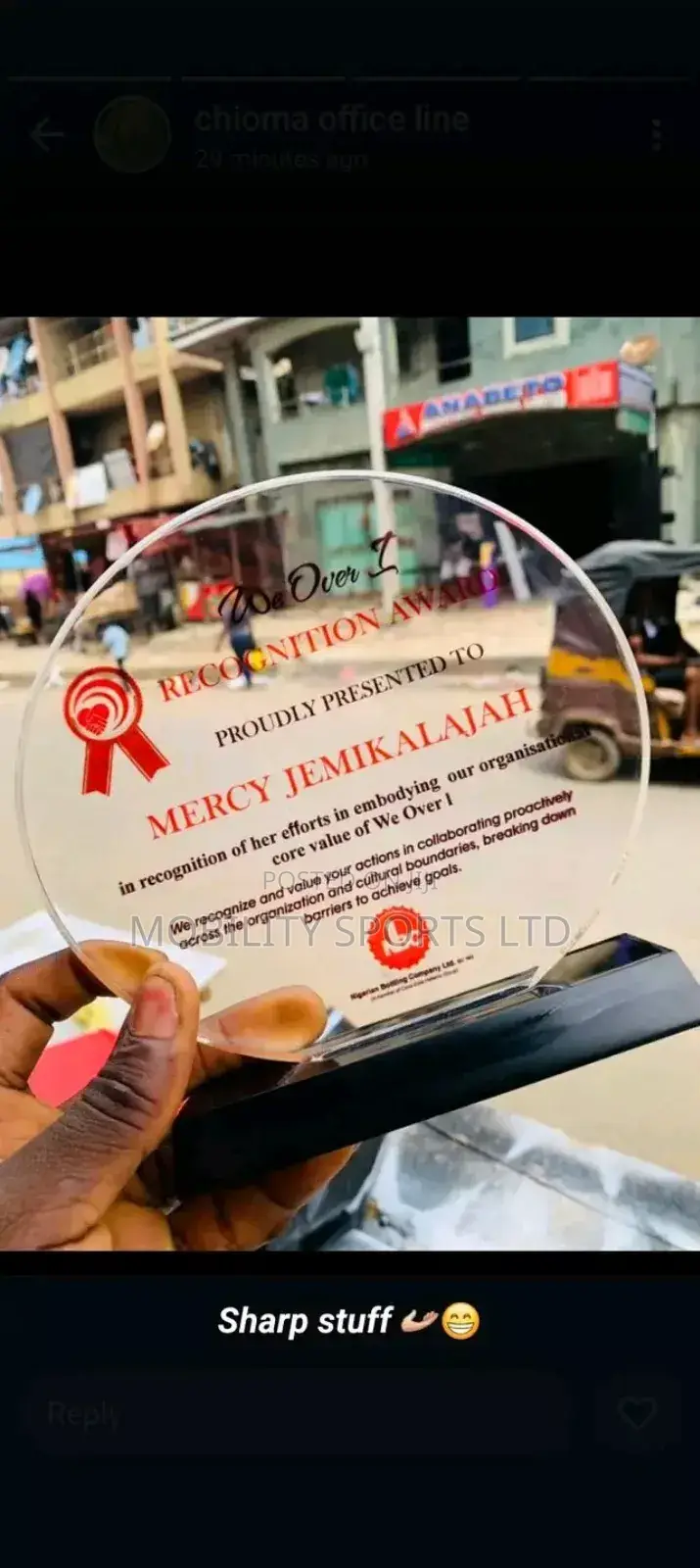 Award With Printing
