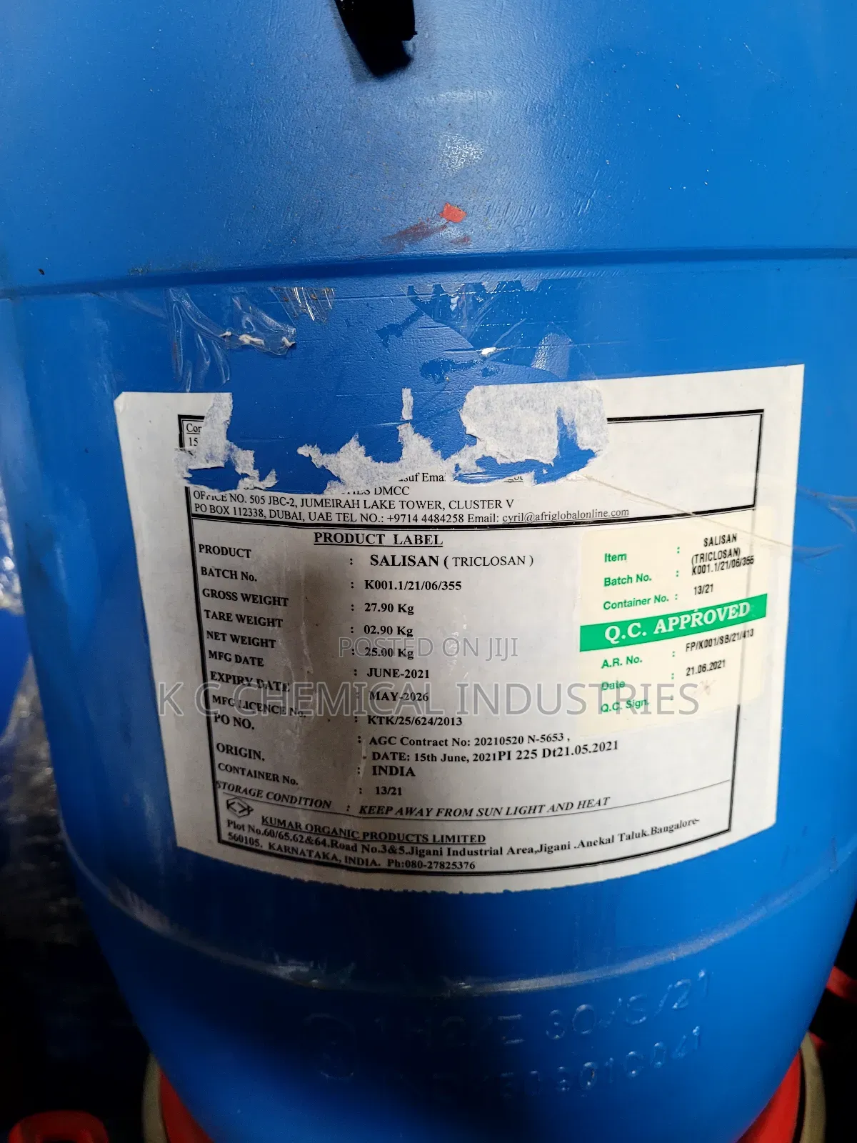 TRICLOSAN India