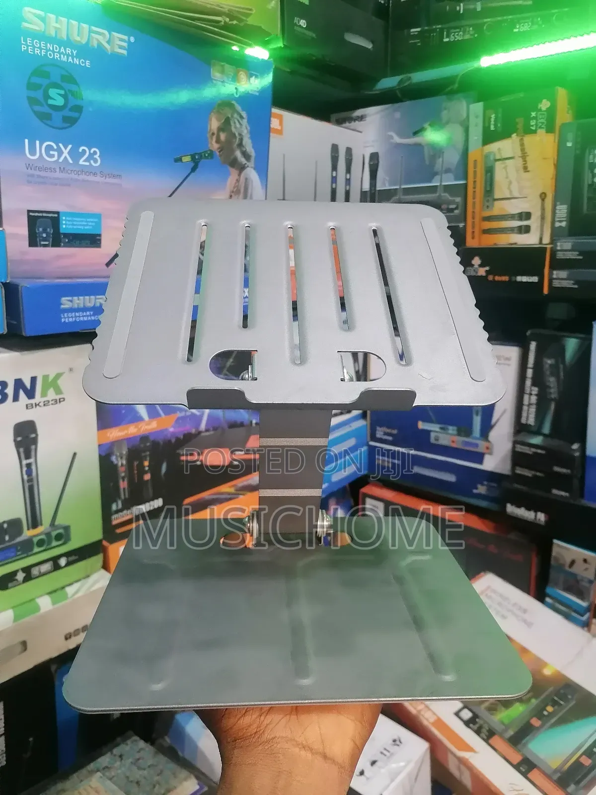 Silver Adjustable Laptop Stand