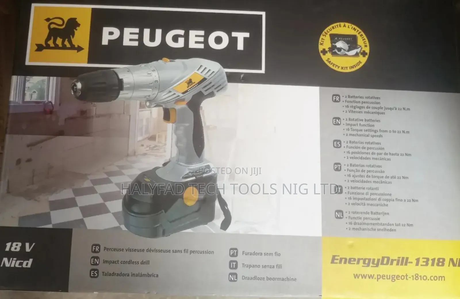 18v Powerful Cordless Drill