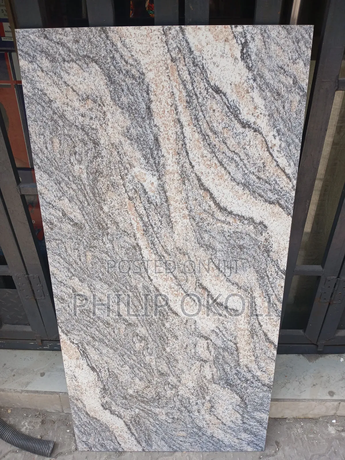 Porcelain Rustic Matt Granite Effects Tiles