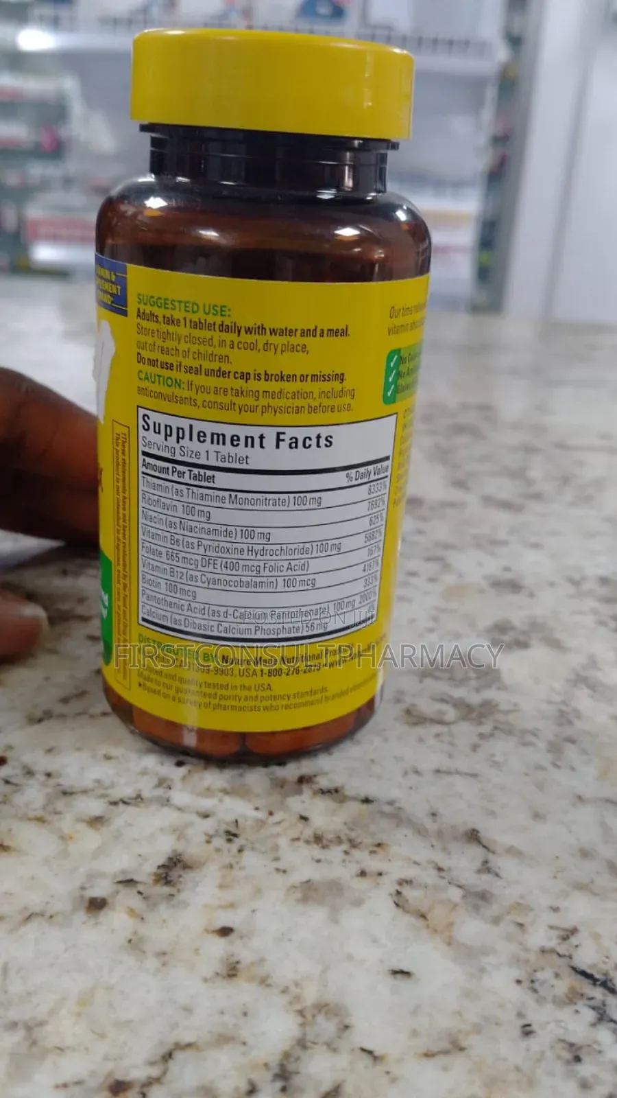 Nature Made Super B Complex With Vitamin C X 140