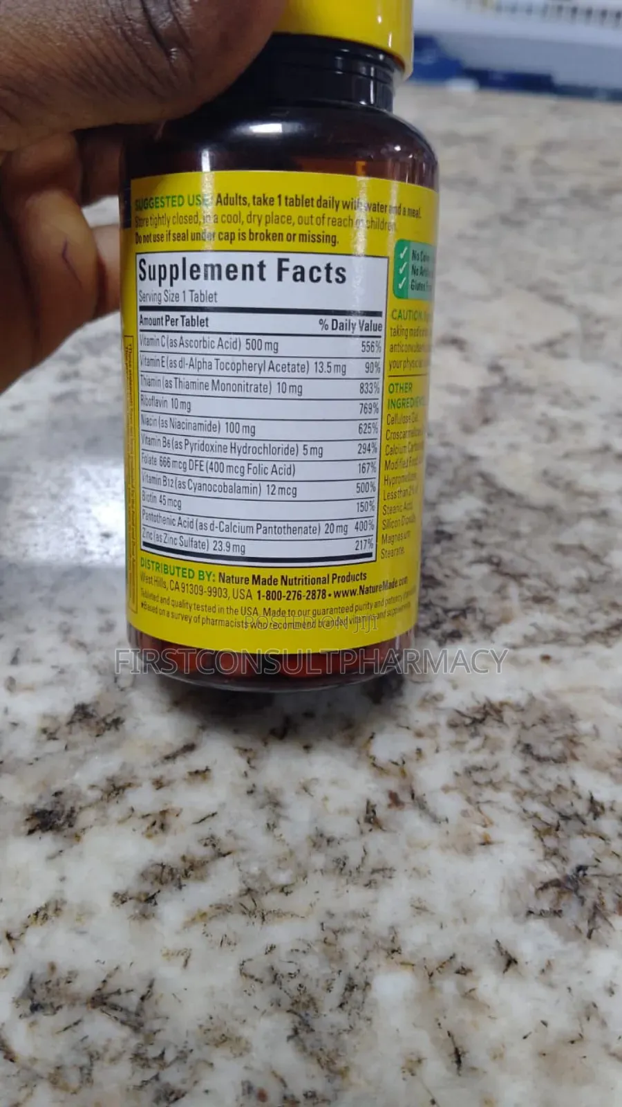 Nature Made Super B Complex With Vitamin C X 140