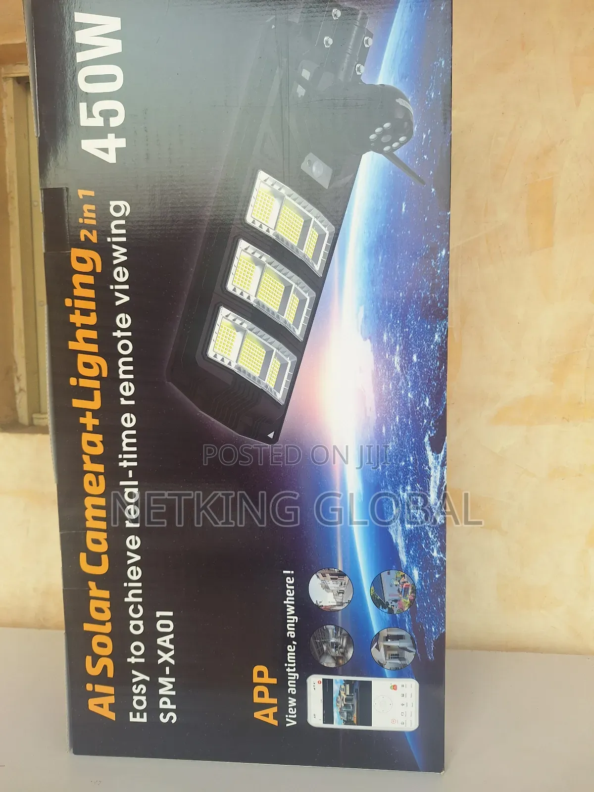 Ai Solar Camera - Lighting 2 In 1 2 450w
