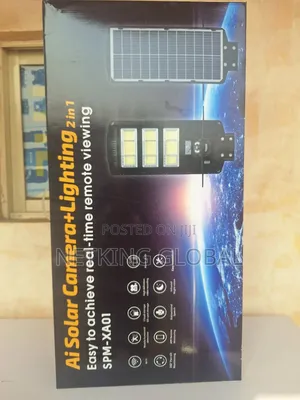 Street Lights With Solar Camera